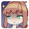💚 emoji DDLC By: @Arad02mine Telegram sticker 10 of 46