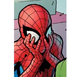 😱 emoji Spider-Man Telegram sticker 10 of 28
