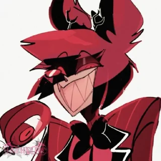 📻 emoji alastor-hazbin hotel | @Hazhell00 | ➡️ @Ctikerubot Telegram sticker 4 of 61