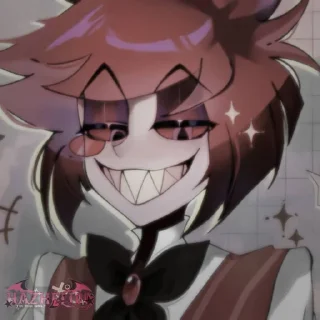 📻 emoji alastor-hazbin hotel | @Hazhell00 | ➡️ @Ctikerubot Telegram sticker 16 of 61