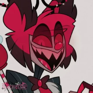 📻 emoji alastor-hazbin hotel | @Hazhell00 | ➡️ @Ctikerubot Telegram sticker 5 of 61