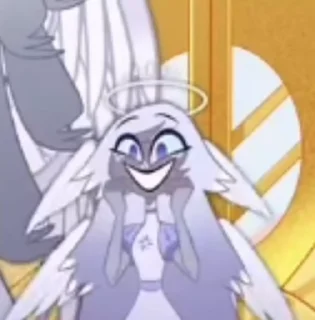 😏 emoji Emily•Hazbin Hotel @Hazhell00 ➡️ @Ctikerubot Telegram sticker 3 of 36