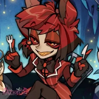 📻 emoji alastor-hazbin hotel | @Hazhell00 | ➡️ @Ctikerubot Telegram sticker 22 of 61
