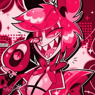 📻 emoji alastor-hazbin hotel | @Hazhell00 | ➡️ @Ctikerubot Telegram sticker 15 of 61