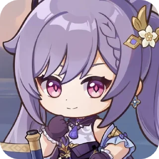 🌟 emoji keqing (~〃♡〃~) Telegram sticker 13 of 50
