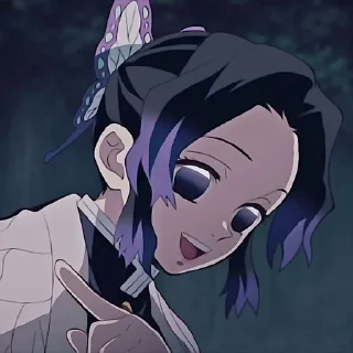 🦋 emoji Шинобу Кочо🦋💉 Telegram sticker 17 of 50
