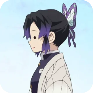🦋 emoji Шинобу Кочо🦋 Telegram sticker 22 of 25