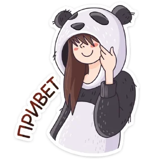 Sticker from Девочка-Панда и Барсик @tgsticker