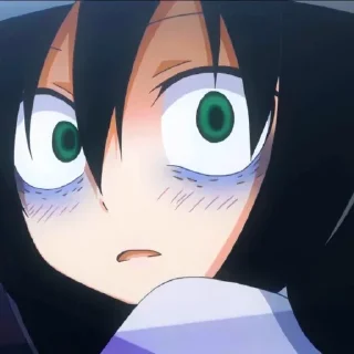 😱 emoji Tomoko by @anime_stickerr Telegram sticker 17 of 35