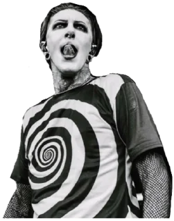 🤤 emoji Chris Motionless Telegram sticker 3 of 8