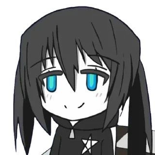 😏 emoji Anime college by @anime_stickerr Telegram sticker 13 of 84