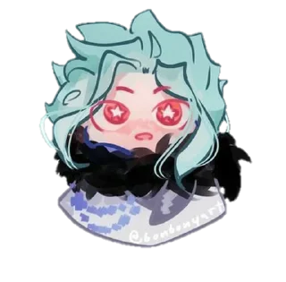 💫 emoji Fatui Genshin Impact @novellasbots Telegram sticker 7 of 27