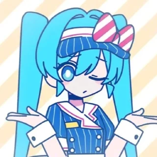 ☁️ emoji ᡴꪫ‎ ִֶָ 𝐇𝐀𝐓𝐒𝐔𝐍𝐄 𝐌𝐈𝐊𝐔 ִֶָ ᡴꪫ‎ 𝐌 Telegram sticker 5 of 50