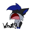 😨 emoji Midnight Wolf Telegram sticker 22 of 38