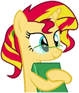 📗 emoji Sunset Shimmer ➩ @Earth928B Telegram sticker 19 of 25