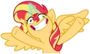 🙃 emoji Sunset Shimmer Telegram sticker 17 of 86