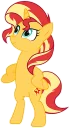 🙃 emoji Sunset Shimmer Telegram sticker 5 of 86
