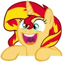 😃 emoji Sunset Shimmer Telegram sticker 12 of 86
