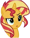 😯 emoji Sunset Shimmer Telegram sticker 11 of 86
