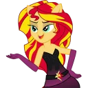 Sticker from Human Sunset Shimmer