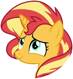 🙂 emoji Sunset Shimmer ➩ @Earth928B Telegram sticker 10 of 25