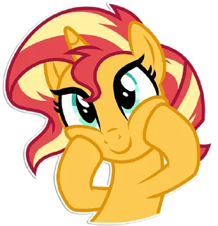 Sticker from Sunset Shimmer | By @Egor418