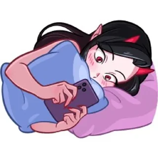 🙂 emoji Дьявол и Дьяволица Telegram sticker 10 of 48