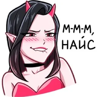 👍 emoji Дьявол и Дьяволица Telegram sticker 17 of 48