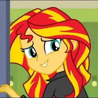 😎 emoji Sunset Shimmer Telegram sticker 13 of 117