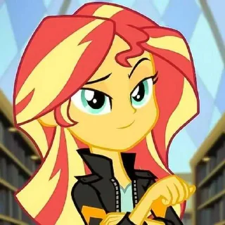 🥹 emoji Sunset Shimmer Telegram sticker 7 of 117