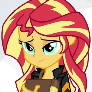 😁 emoji Sunset Shimmer Telegram sticker 6 of 117