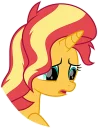 😥 emoji Sunset Shimmer Telegram sticker 8 of 86