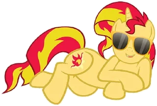 😎 emoji Sunset Shimmer ➩ @Earth928B Telegram sticker 24 of 25