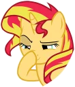 😋 emoji Sunset Shimmer Telegram sticker 19 of 86