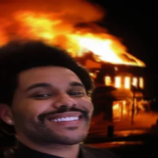 🔥 emoji The Weeknd Telegram sticker 5 of 37