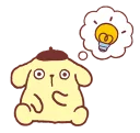 💡 emoji Pompompurin Telegram sticker 12 of 65