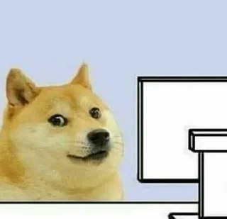 😀 emoji Doge Telegram sticker 6 of 46
