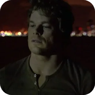 🫥 emoji Dexter Morgan Telegram sticker 15 of 17
