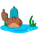 🖕 emoji Drake Telegram sticker 11 of 20