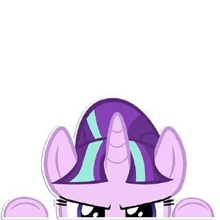 👀 emoji I see you... [Ponies] Telegram sticker 23 of 35