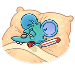 🤒 emoji The Itchy & Scratchy Telegram sticker 13 of 25