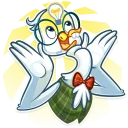 🤓 emoji Mr. Goose Telegram sticker 13 of 30