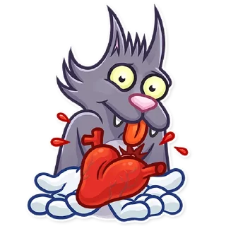 💝 emoji The Itchy & Scratchy Telegram sticker 20 of 25