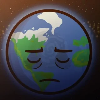 🌍 emoji Earth 🌍☆ Telegram sticker 23 of 55