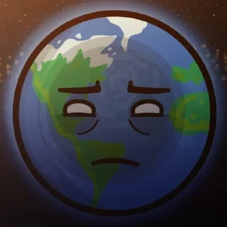 🌍 emoji Earth 🌍☆ Telegram sticker 24 of 55
