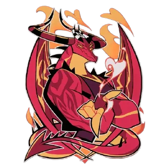👍 emoji helluva boss tees: @YASEERSTICKERS Telegram sticker 5 of 13