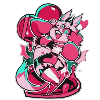 👍 emoji helluva boss tees: @YASEERSTICKERS Telegram sticker 9 of 13