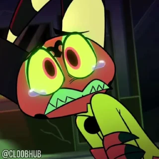 😘 emoji @CLOOBHUB ⌥ HELLUVA BOSS АДСКИЙ БОСС СТИКЕРЫ ТГ Telegram sticker 10 of 25