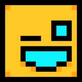 😉 emoji Geometry dash Telegram sticker 24 of 68