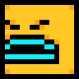 😠 emoji Geometry dash Telegram sticker 14 of 68
